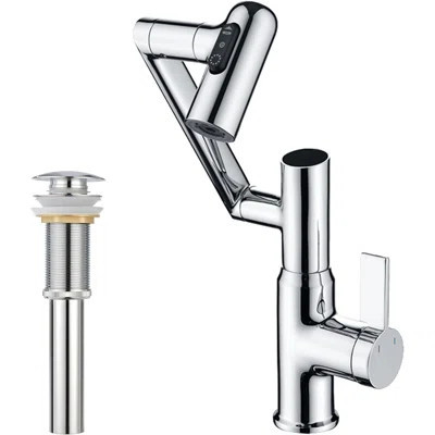 Lefton Rotatable Bathroom Faucet Bf2204 With Pop-up Sink Drain Stopper Without Overflow D01 | Wayfair North America