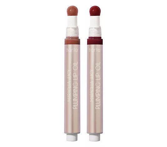 tarte Maracuja Juicy Plumping Lip Oil Duo - QVC.com | QVC