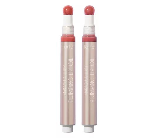 tarte Maracuja Juicy Plumping Lip Oil Duo - QVC.com | QVC