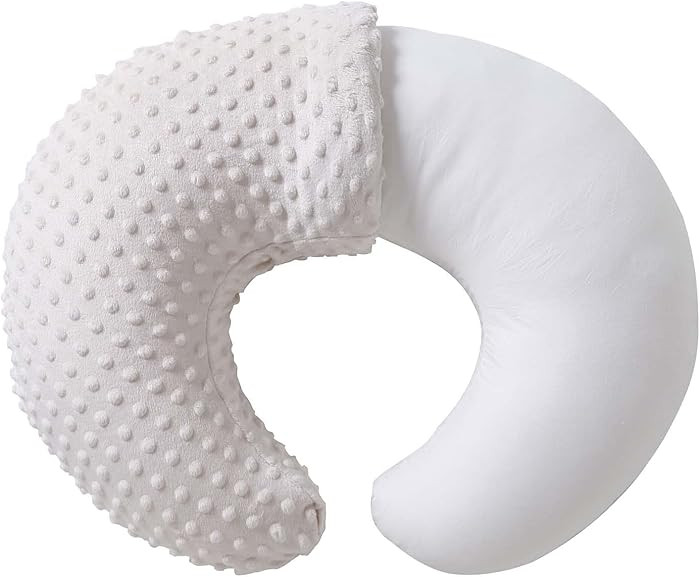 Nursing Pillow and Positioner, Breastfeeding, Bottle Feeding, Baby Sitting Support with Removable... | Amazon (US)