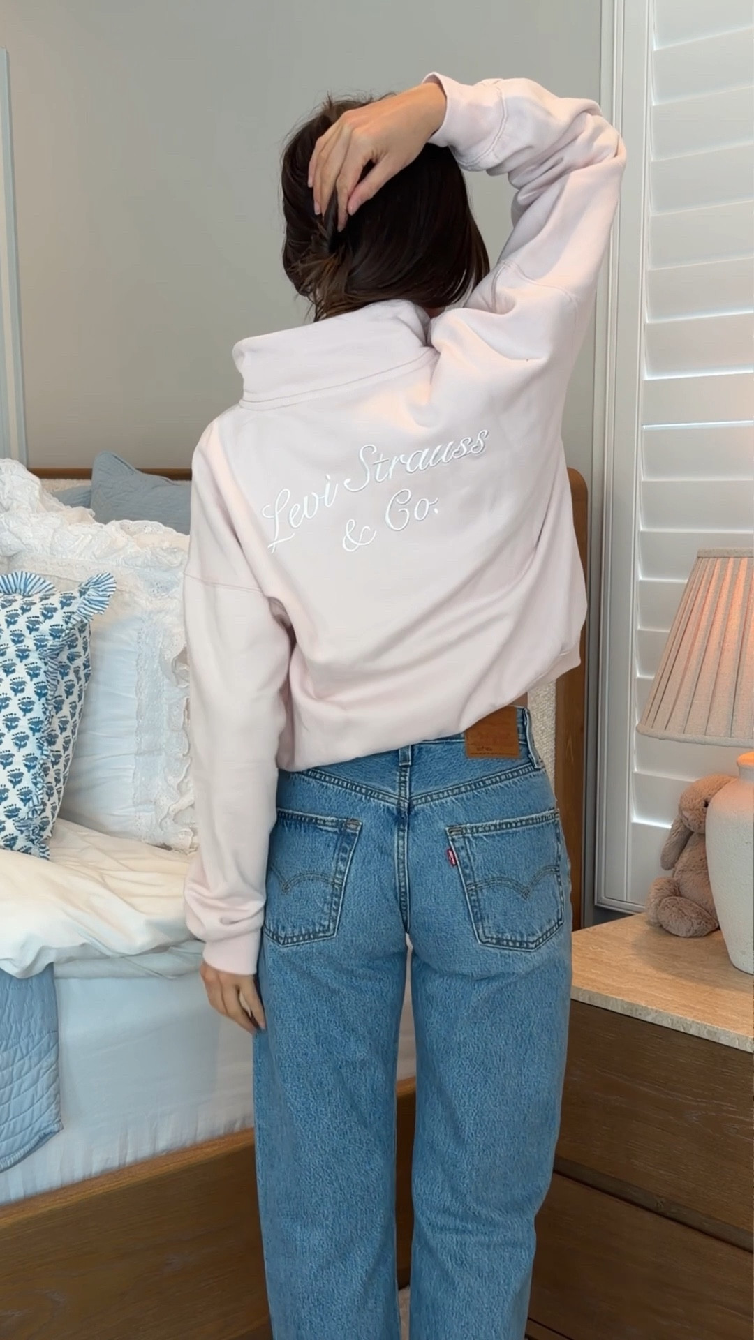 Levi’s New Arrivals - I’m wearing 24 in both jeans and small in pullover, XS in the stripe long sleeve @Levi's #levisLTKpartner @shop.ltk #liketkit 