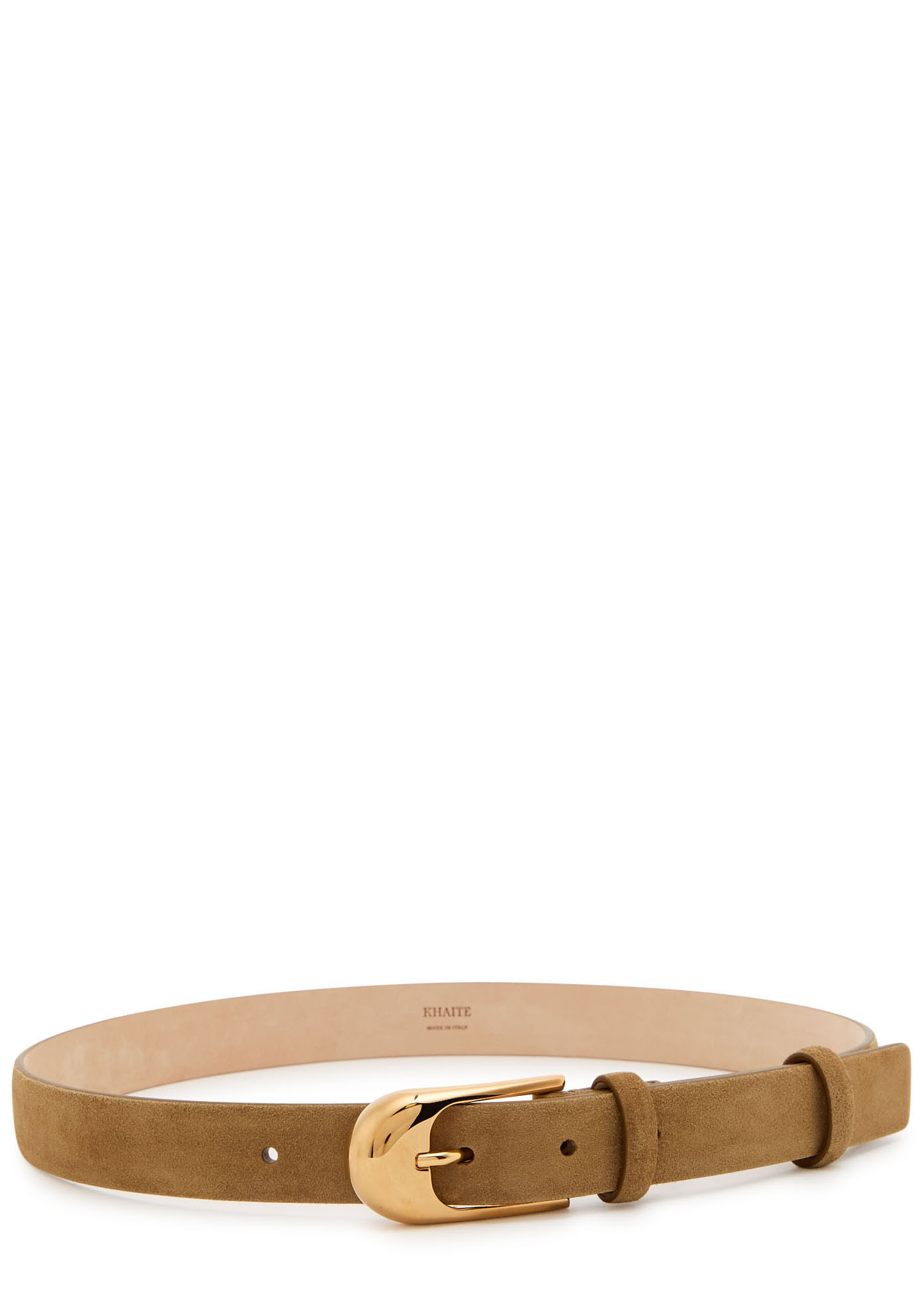DOME BELT - GOLD (25MM)_53560_BEIG | Harvey Nichols