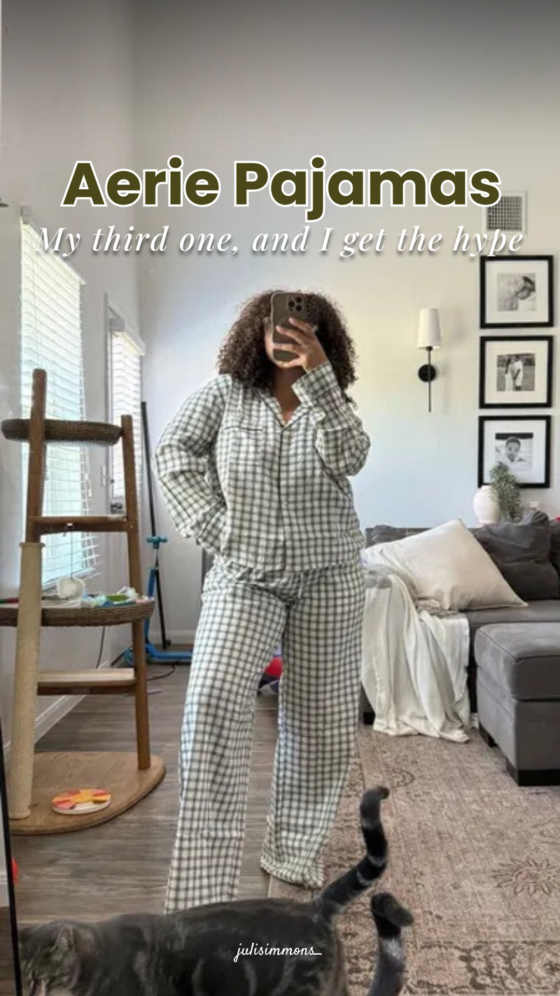 Aerie pajamas are still on sale on selected items. This is my third time buying their pajamas, and now I totally get why they’re a bestseller. So comfy, so soft, and I’m officially obsessed! #aeriespajamas #fallFinds
 

 #LTKootd #LTKmomlife #LTKSeasonal