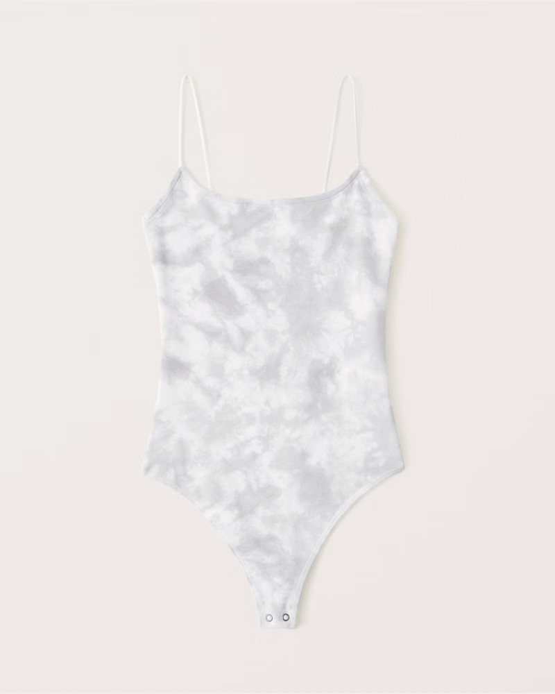 Wash Effect Seamless Fabric Cami Bodysuit | Abercrombie & Fitch (US)