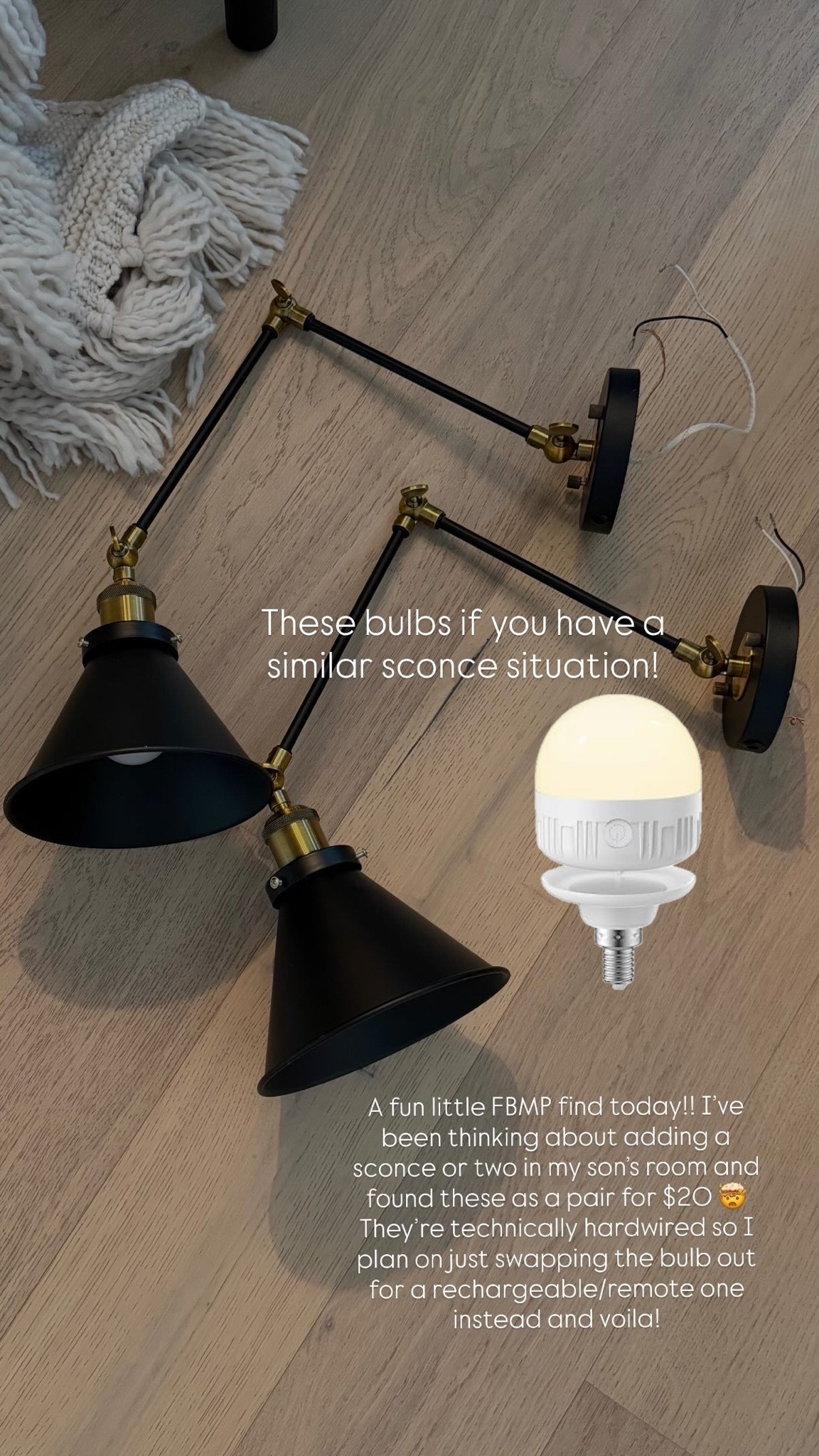 Love these rechargeable bulbs for when you want to skip hardwiring a sconce! Check your lamp/sconce for the right size!

#LTKHome