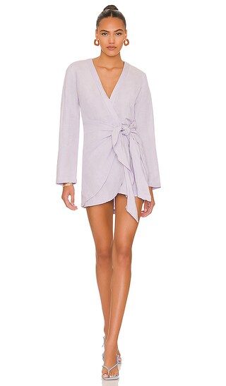 The Meadow Mini Dress in Lavender | Revolve Clothing (Global)