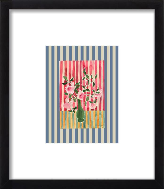 Striped Florals #1 | Artfully Walls