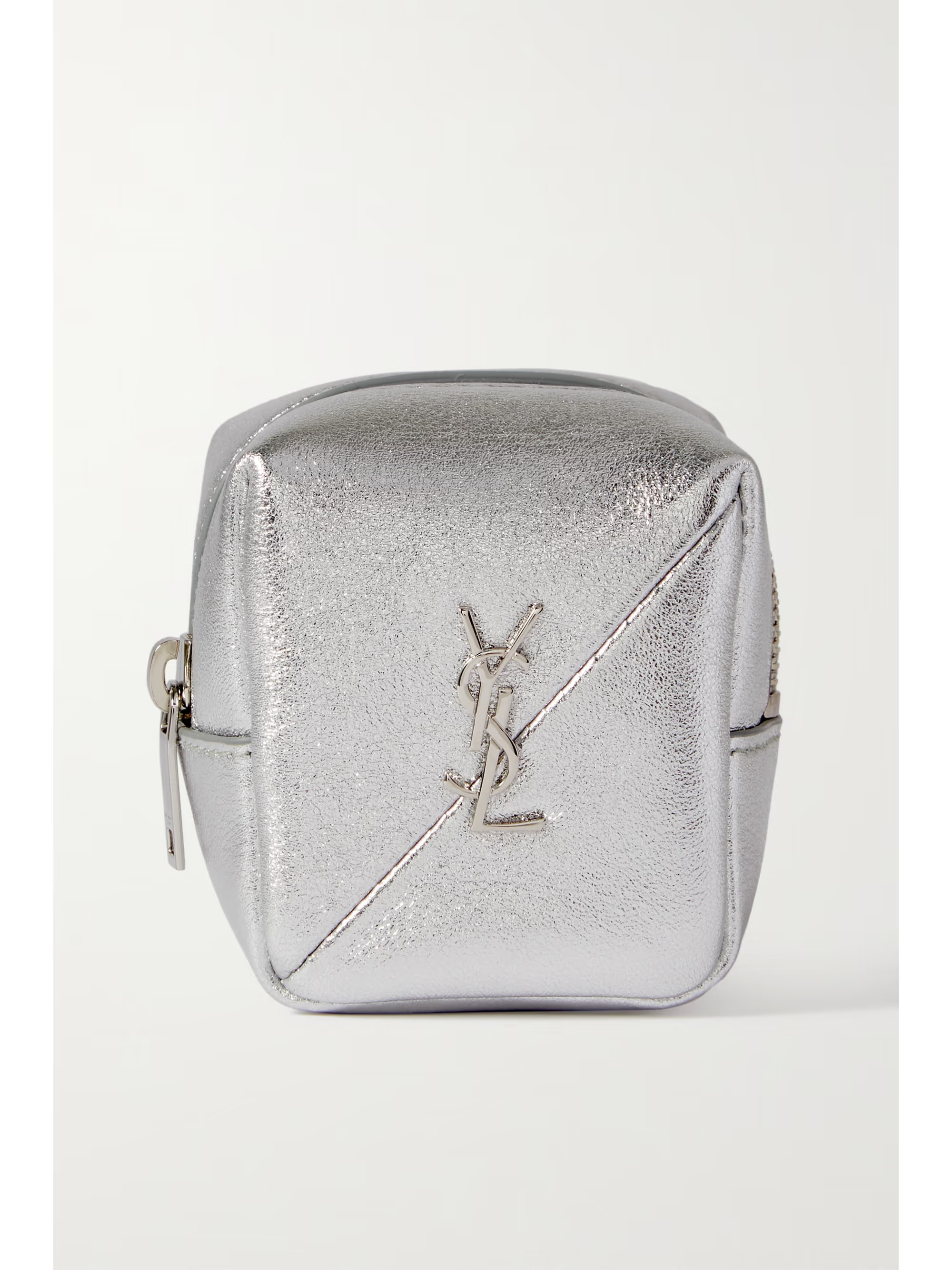 Jamie Charm metallic leather pouch | NET-A-PORTER (US)