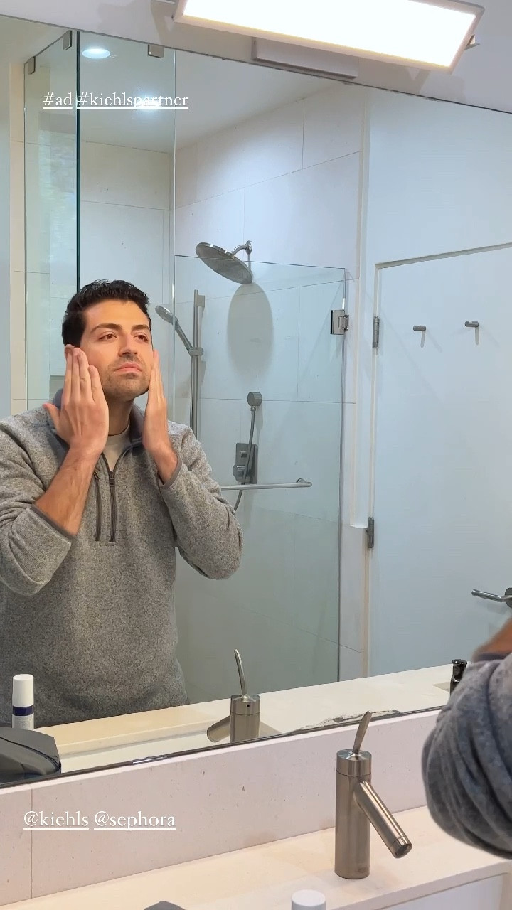 My boyfriend’s skincare routine @‌kiehls @sephora #KiehlsPartner #ad to your story slides 

#LTKFind #LTKmens #LTKbeauty