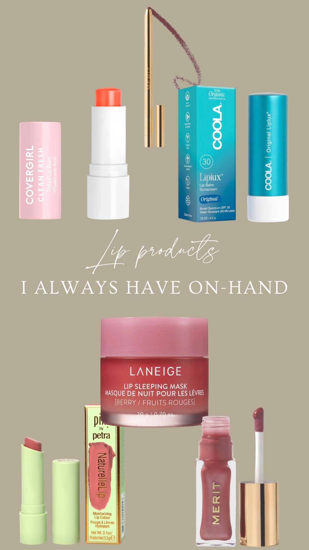 Lip products you can throw in your bag or leave on your nightstand💄❤️

#LTKselfcare #LTKBeauty