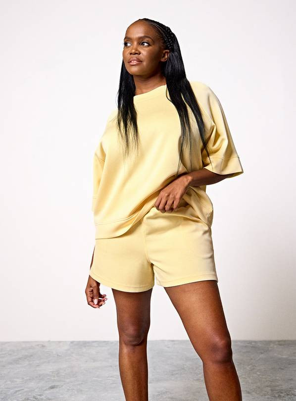 REAKTIV Lemon Soft Touch Scuba Tee S | Tu Clothing