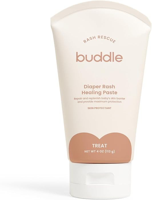 Buddle Diaper Rash Rescue Healing Ointment For Baby, 40% Zinc Oxide, Repairs & Nourishes, Pediatr... | Amazon (US)