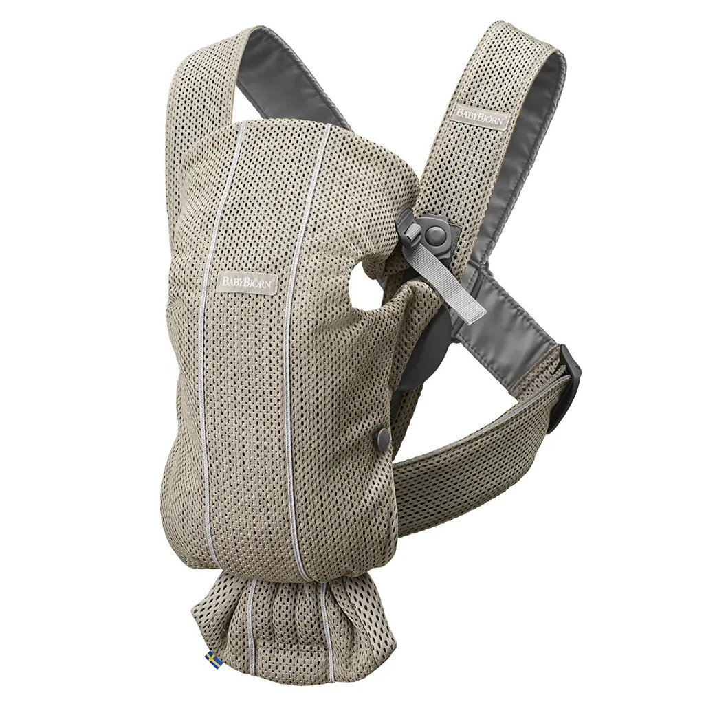 Baby Carrier Mini, Greige, 3D Mesh | REBEL (formerly Rebelstork)