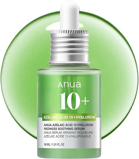 Anua Azelaic Acid 10 Hyaluron Redness Soothing Serum, 1.01 fl oz | Facial Serum for Blemish-Prone... | Amazon (US)