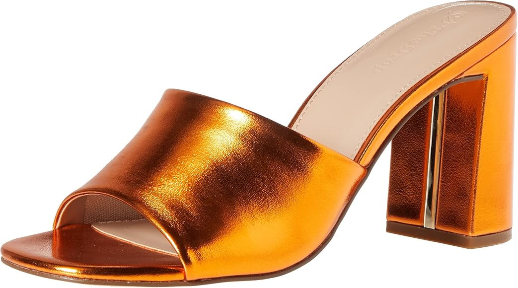 The Drop Women's Pattie High Block-Heeled Mule Sandal | Amazon (US)