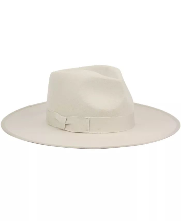 Women's Wide Brim Felt Rancher Fedora Hat | Macys (US)