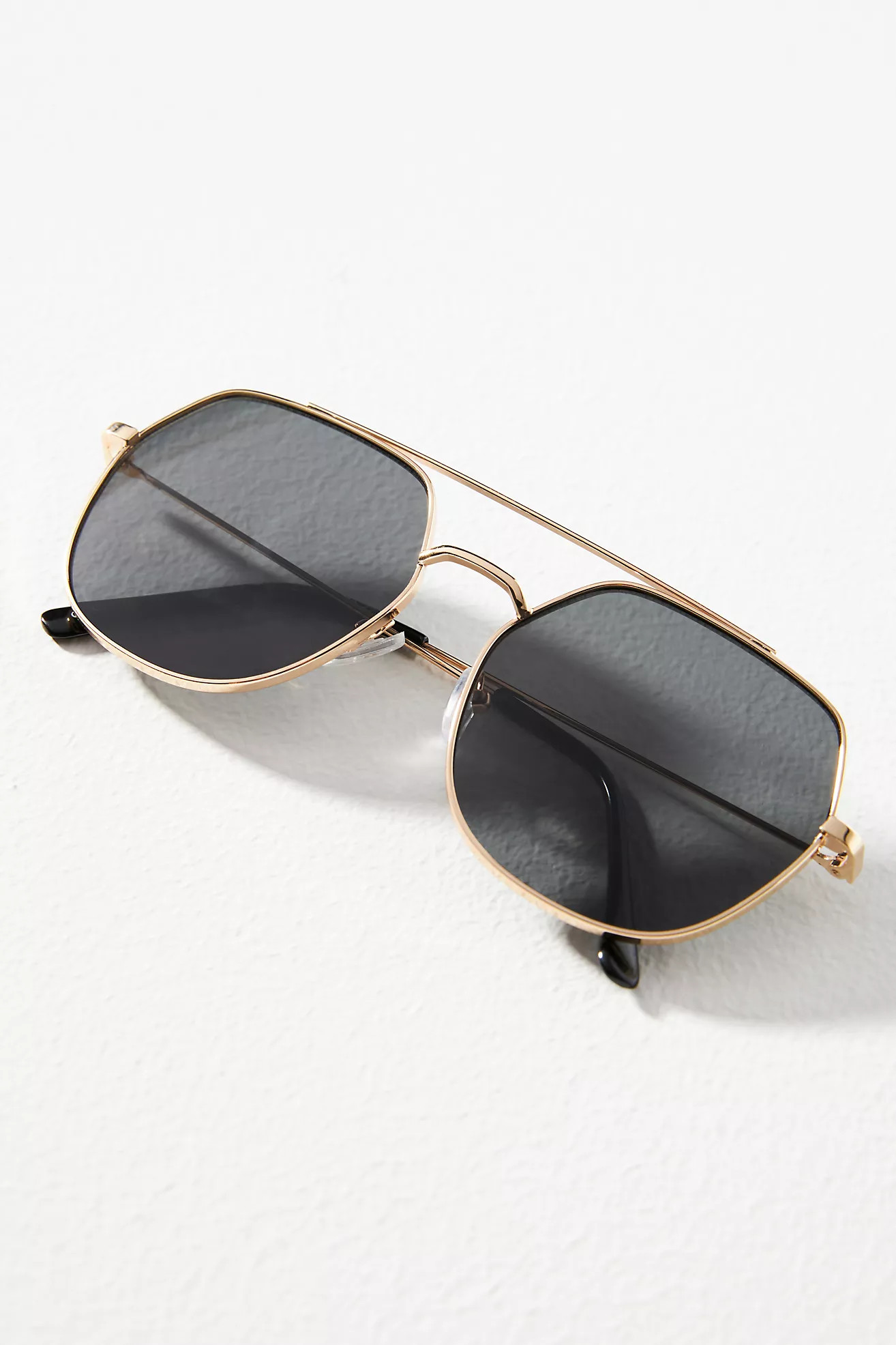 Hexagonal Aviator Sunglasses | Anthropologie (US)