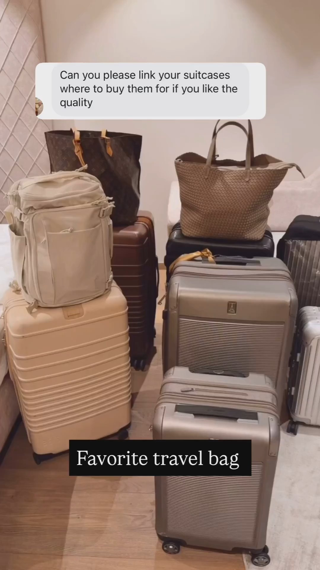 All the travel bags we brought to Europe this winter 
The travel pro bag is Amazing 
Rolls so nicely and it fits so much 
It’s beautiful and stylish too! 
Mine are the carry size and the large one ( check bag)
Travel essentials 
Travel outfit 
Airport outfit 
Airport essentials 
l



#LTKSeasonal #LTKU #LTKTravel