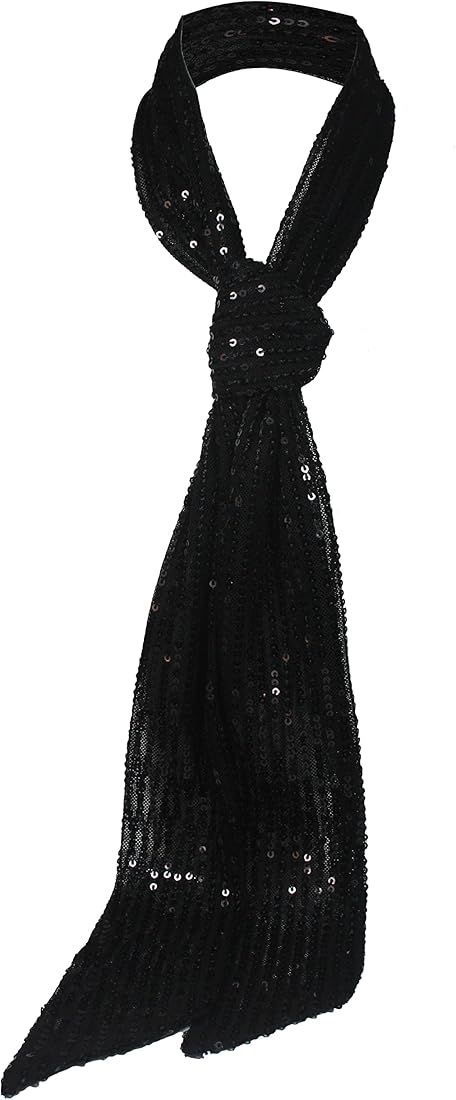 Small scarf with fashionable sequins for decoration | Amazon (US)