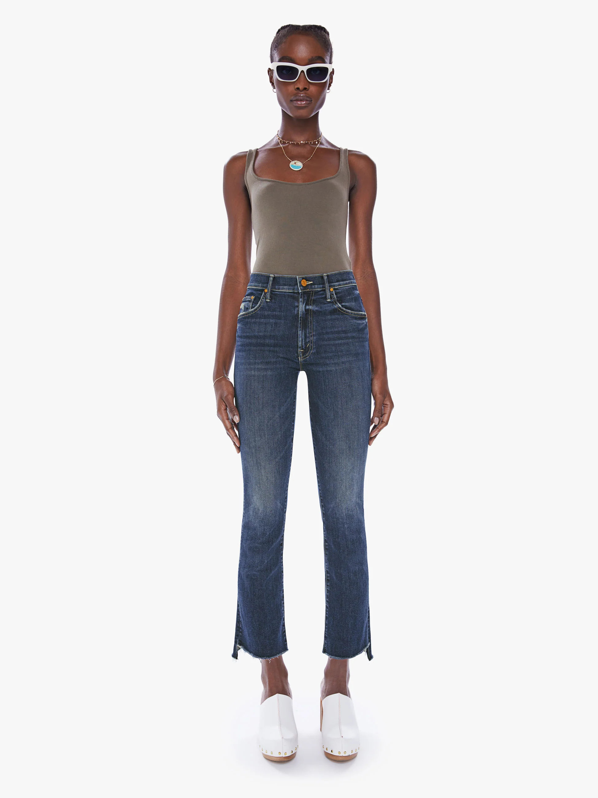 The Insider Crop Step Fray | Mother Denim