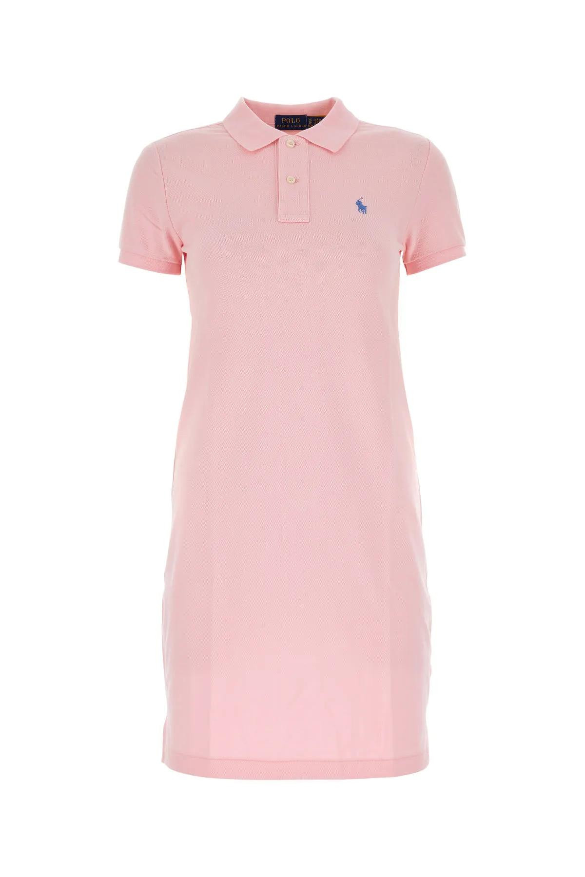 Polo Ralph Lauren Pink Piquet Polo Dress | Italist.com US