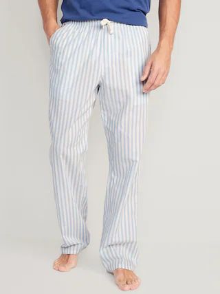Printed Poplin Pajama Pants for Men | Old Navy (US)
