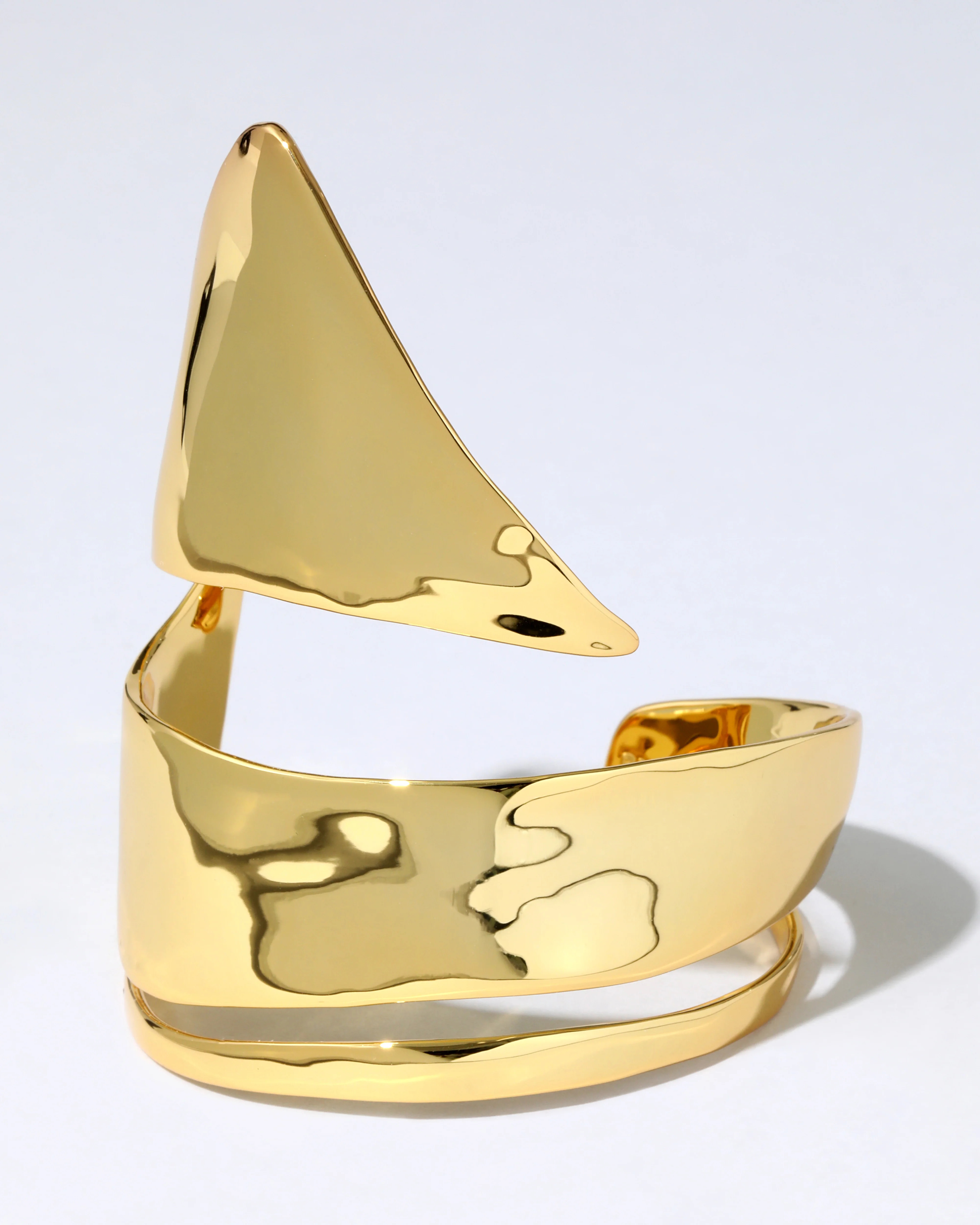 Alexis Bittar Molten Armor Cuff Bracelet in Gold | Statement Jewelry from Alexis Bittar | Alexis Bittar