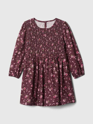 babyGap Print Smocked Dress | Gap Factory