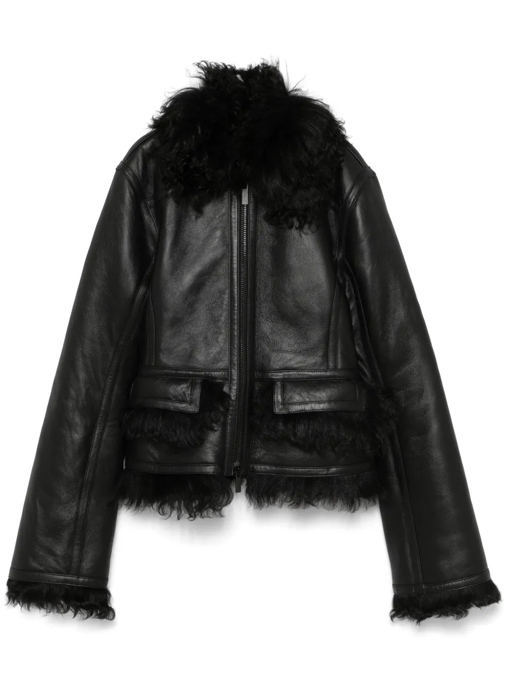leather jacket | Farfetch Global