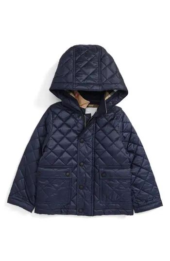 Toddler Boy's Burberry Jamie Water Resistant Quilted Jacket | Nordstrom