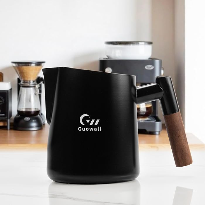 Guowall Milk Frothing Pitcher Stainless Steel Espresso Steaming Pitcher for Cappuccino Latte Art ... | Amazon (US)