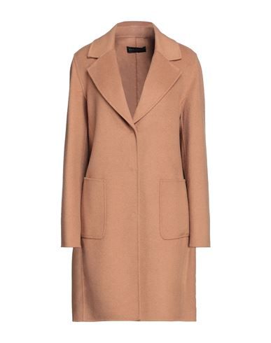 Caractère Woman Overcoat Camel Size 8 Wool, Polyester | YOOX (US)