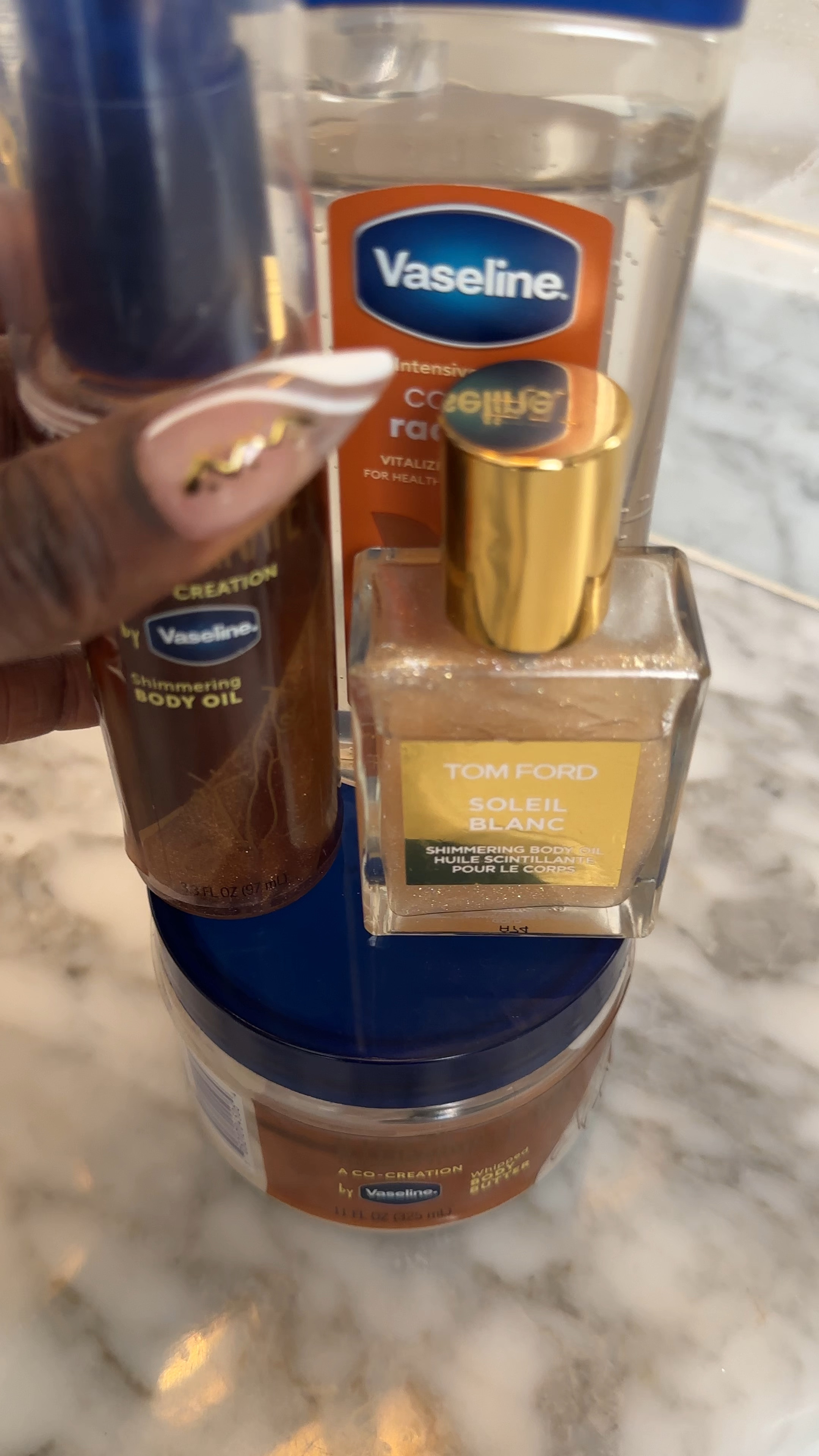 Vaseline bodycare layering
Tom Ford body oil layering
Vaseline and Tom Ford body oil
Body oil layering with Vaseline
Tom Ford fragrance layering tips
How to layer Vaseline and Tom Ford body oil
Best bodycare routine with Tom Ford body oil
Vaseline and luxury body oil scent layering
Tips for layering body oil with Vaseline
Enhance fragrance with Vaseline and Tom Ford oil
Perfume layering with body oil
Moisturising with Vaseline and body oil
Long-lasting fragrance hacks
Luxury bodycare layering routine
Hydration and fragrance layering tips
How to use Tom Ford body oil
Vaseline bodycare routine for dry skin
Get glowing skin with Vaseline and Tom Ford
Create a signature scent with Vaseline layering
Buy Tom Ford body oil for fragrance layering

#LTKBeauty #LTKWatchNow #LTKStyleTip

#LTKWatchNow #LTKStyleTip #LTKFindsUnder100