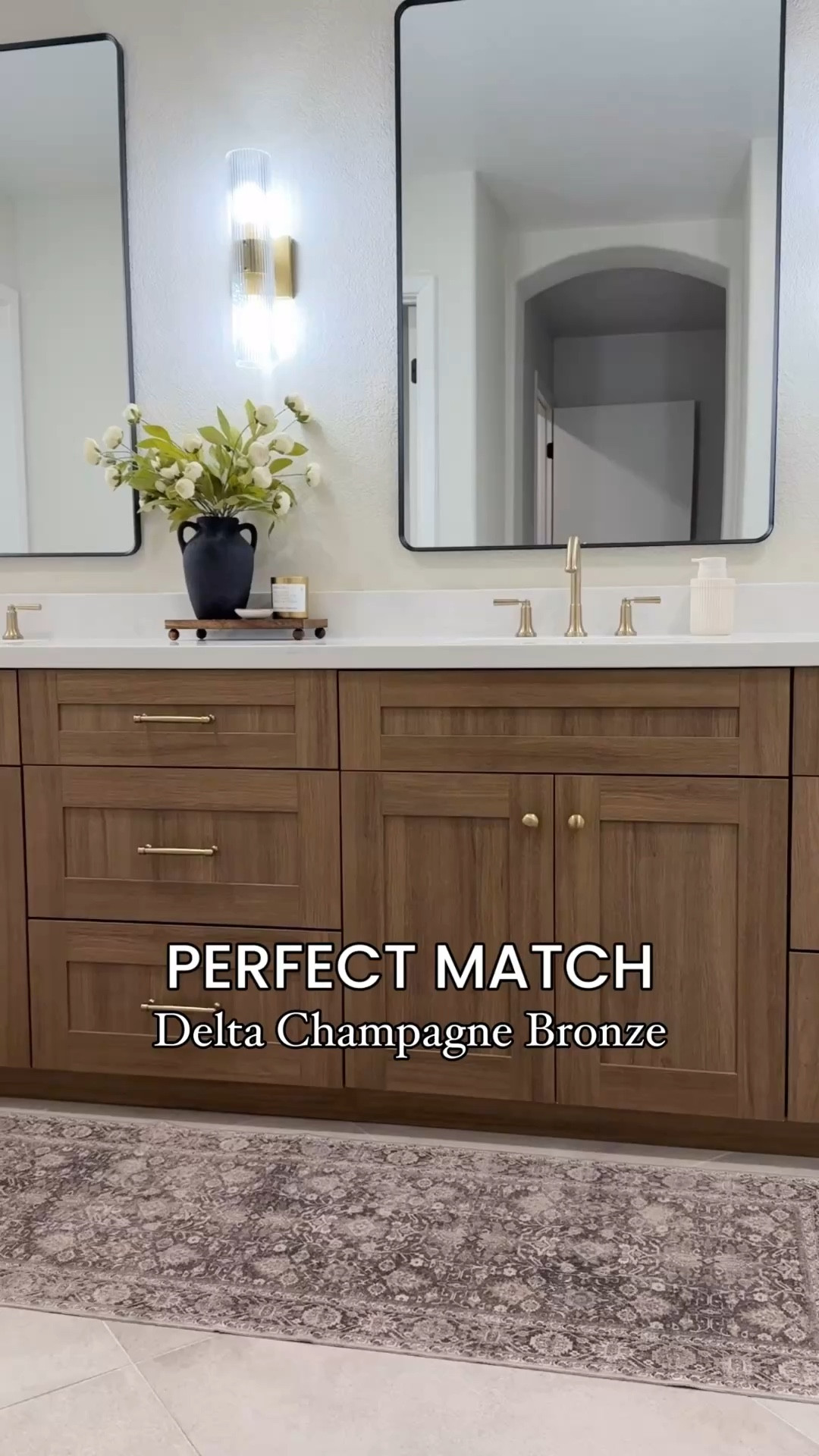Champagne bronze is a tricky finish, they are not all created equal! We have Delta champagne bronze fixtures and I found the perfect cabinet hardware that matches PERFECTLY!! 


#LTKstorytime #LTKSaleAlert #LTKHome