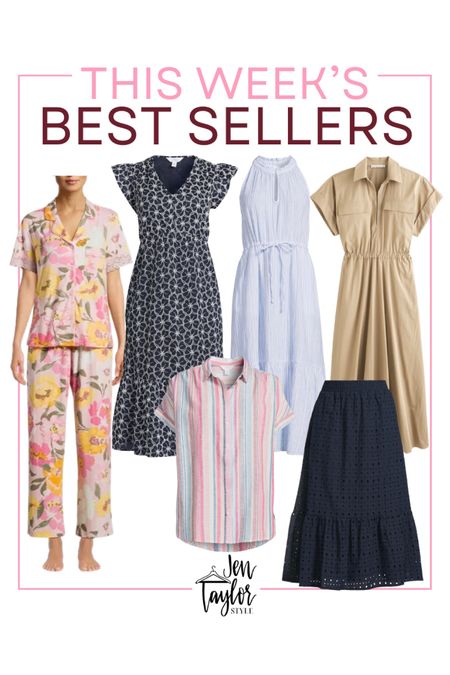 This weeks best sellers include lots of plus size dresses! The cutest spring top, midi skirt and once again the pajama set !

#LTKstyletip #LTKplussize #LTKfindsunder50