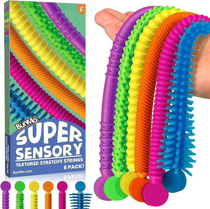 BUNMO Easter Basket Stuffers for Toddler 3+ - Sensory Stretchy Strings - Stimulating Fidget Toys ... | Amazon (US)
