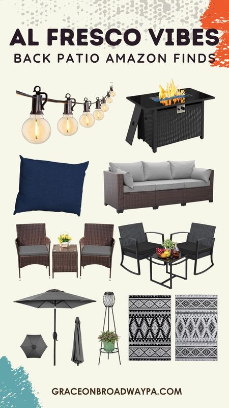 Are you ready to turn your backyard into a haven of relaxation and style? From stylish seating options to cozy decor accents, these must-have amazon finds will transform your back patio into a chic and inviting space! Think comfy lounge chairs, statement rugs, and ambient lighting to set the mood. 🌞🍹#BackPatioDecor #OutdoorLiving #AmazonFinds #PatioInspiration #HomeDecor #OutdoorOasis #OutdoorStyle #PatioDecor #AlFrescoLiving

#LTKstyletip #LTKhome #LTKover40