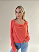 the anywhere top [coral] | Six fifty clothing