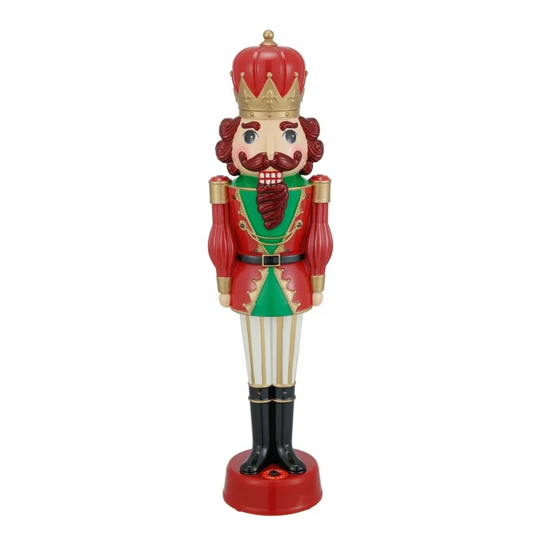 Christmas Collectible Nutcracker Decorative Figurine with Music and LED Illumination, 14 in, by H... | Walmart (US)