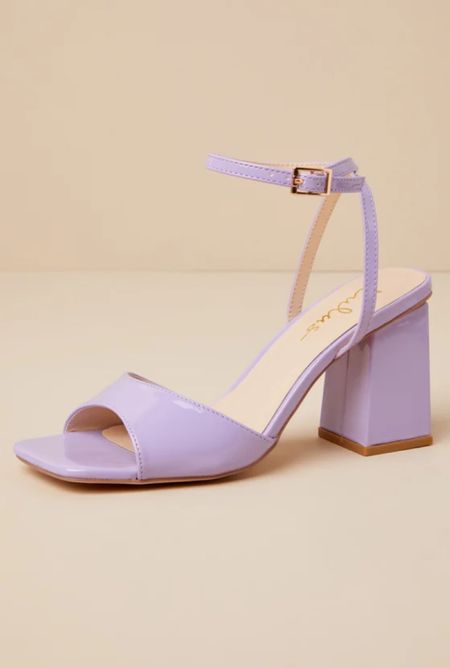 Shop spring heels! The Faunna Lilac Patent Ankle Strap High Heel Sandals are under $40.

Keywords: Spring heels, spring dress, ankle strap heels, lavender heels, party heels, wedding guest, garden party, day date, date night, Easter, spring outfit, summer outfit, summer dress, summer heels 

#LTKsalealert #LTKfindsunder50 #LTKparties
