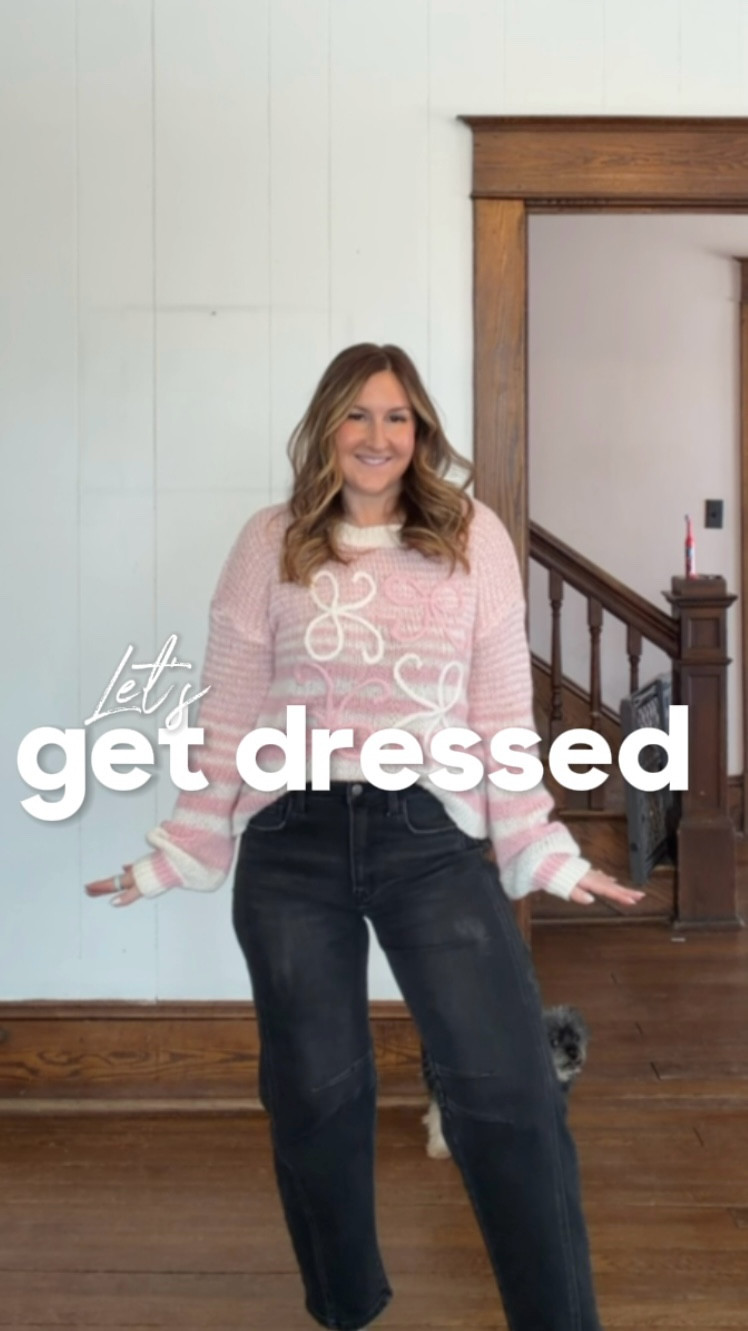 Let’s get dressed… aka 5 minutes of peace before the chaos 😅
Obsessed with this @vici sweater + black barrel leg jeans combo🖤
Code BRITNI30 saves you 30% off ✨

#LTKgrwm #LTKdayinmylife #LTKootd