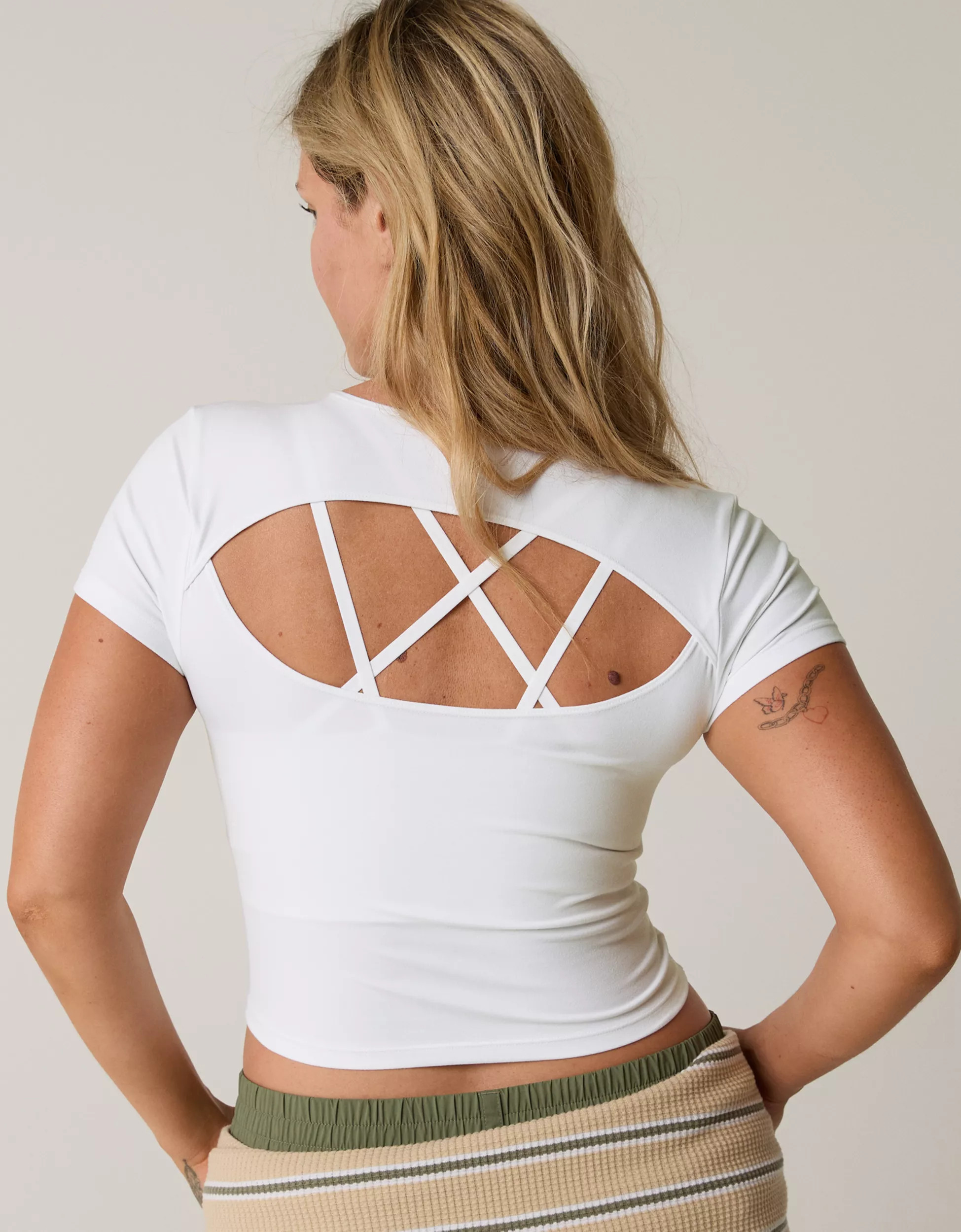OFFLINE By Aerie The Hugger Open Back T-Shirt | Aerie