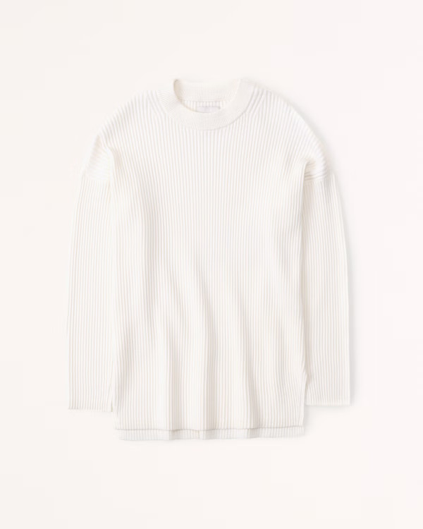 Women's LuxeLoft Legging-Friendly Crew Sweater | Women's Tops | Abercrombie.com | Abercrombie & Fitch (US)