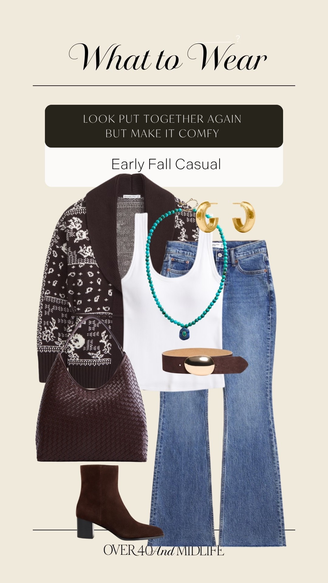 ✨Tap the bell, save and ❤️ start here 40 fashion, midlife style, midsize fashion and luxury looks for less.  

Early fall outfits can still feel polished, current, and belly-friendly. 🍂

For women over 40, I’m using Outfit Physics™ to build both work outfits and casual outfits that feel good on a changing midlife body:

**LIFT** the eye.
**SKIM** the middle.
**BALANCE** the proportions.

That’s the anti-pooch formula I keep coming back to — not hiding the belly, just dressing with better strategy.

Easy layers, flattering jeans, polished workwear, and casual fall pieces we’ll actually wear on repeat.

👑 Helping you look good, feel good! — Lindsey Denver 🤍 

Check back daily for belly-friendly style, confidence, and Outfit Physics.


#Over40Style #MidlifeFashion #FallOutfits #BellyFriendlyStyle #OutfitPhysics
 

 #LTKOver40 #LTKMidsize #LTKWorkwear

Comment SHOP below to receive a DM with the link to this post on my LTK ⬇ https://liketk.it/6lk6s