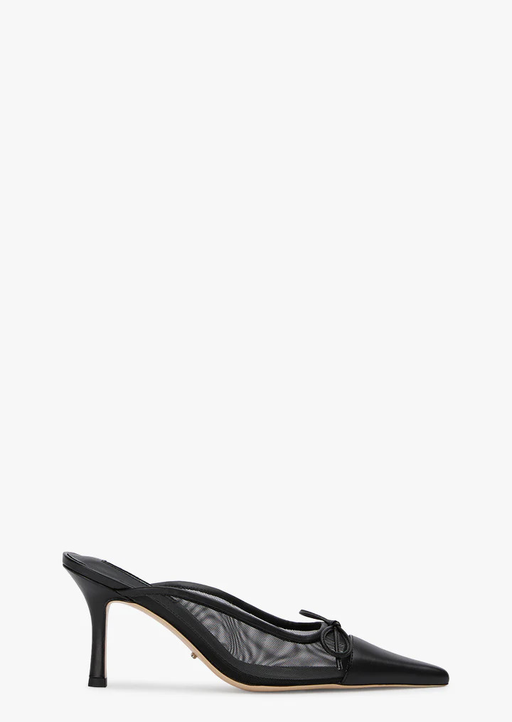 Salsa Black Nylon/Black Heels | Heels | Tony Bianco | Tony Bianco (Australia & New Zealand)