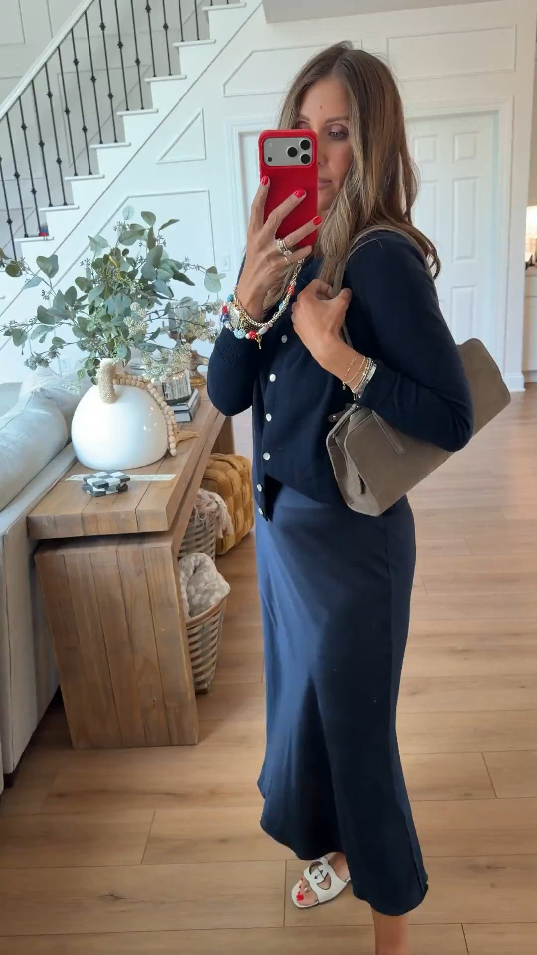 This navy set is giving effortless summer polish. The cardigan and matching skirt look so chic together, but you’ll get so much wear out of each piece separately too. An easy outfit that feels put together in seconds.

matching set, navy outfit, cardigan set, summer style, elevated basics, capsule wardrobe, travel outfit, casual chic, versatile pieces, everyday outfit, summer fashion, TheMomInStyle

#LTKootd #LTKOver40 #LTKmomlife