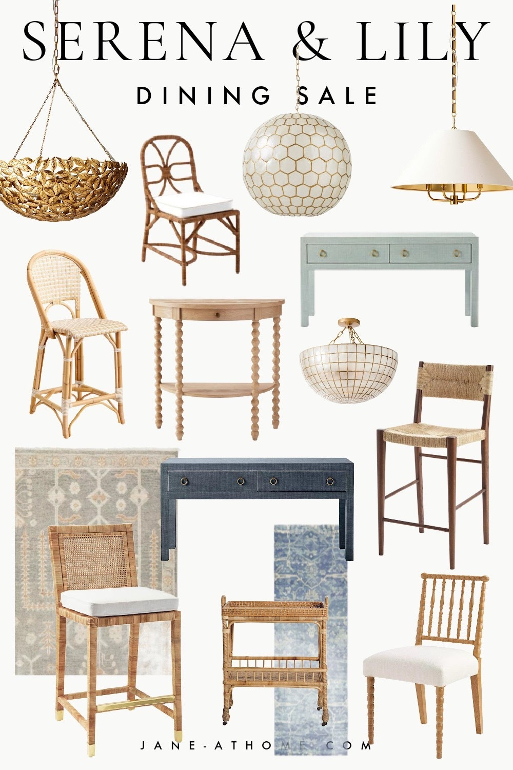 The Serena & Lily Dining Sale is here for just a few days, with up to 30% off dining room furniture, spring table decor, rugs, kitchen counter stools, lighting, benches, consoles, entryway tables, wallpaper, outdoor tables, dining chairs, and more -- here are a few favorites from the event !

#LTKHome #LTKSeasonal #LTKSaleAlert