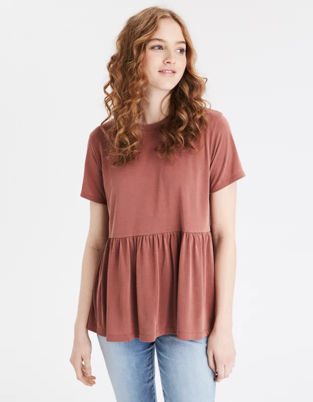 AE Babydoll T-Shirt | American Eagle Outfitters (US & CA)