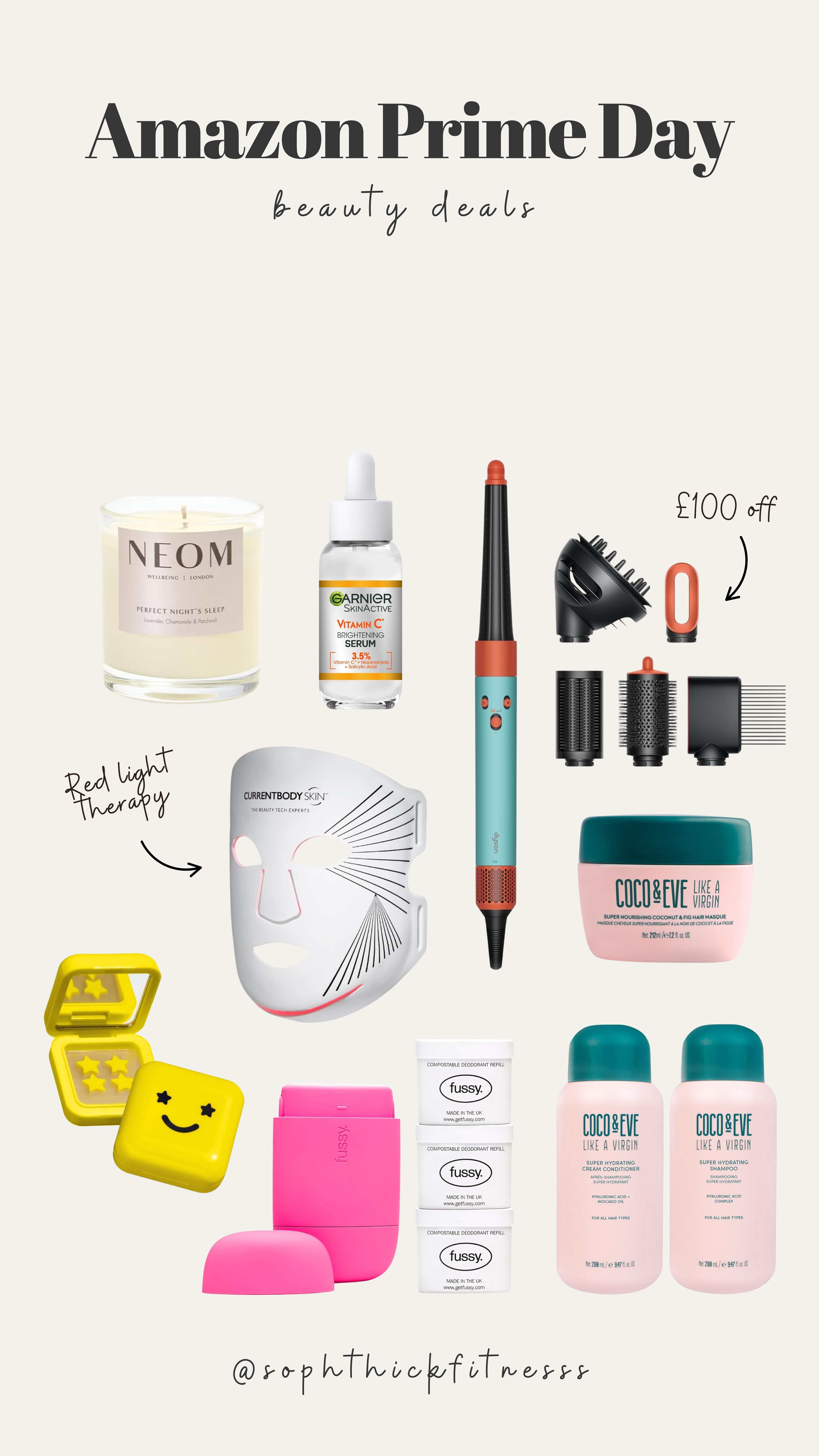 Amazon Prime Day beauty deals 🩷

Dyson airwrap, starface, coco & eve, shampoo, conditioner, hair mask, LED mask, red light therapy, neom, vitamin c, skincare, haircare 

 #LTKxAmazon #LTKuk #LTKautumn