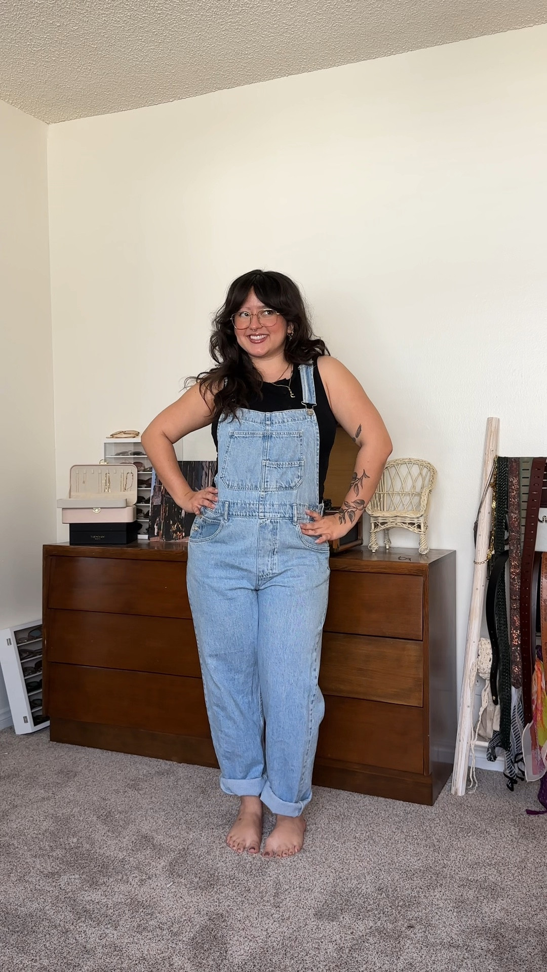 spring fits but i’m just wearing the same overalls in different ways 😗 linked as much as possible, if it’s not there it’s thrifted or unavailable! 

#LTKSeasonal #LTKPetite #LTKStyleTip